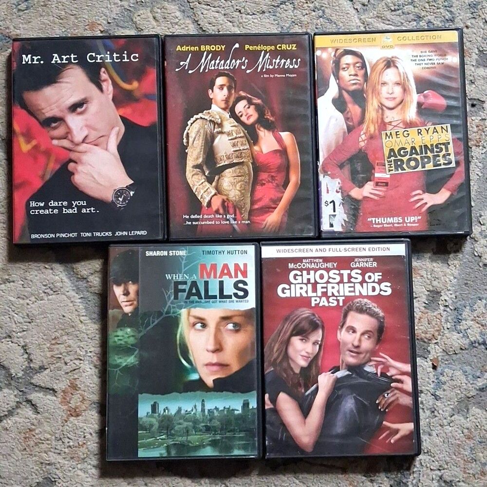 lot of 5 dvds matador's mistress against the ropes ghosts girlfriends past film